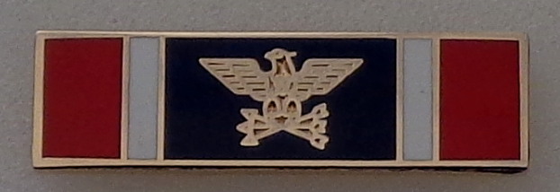 MILITARY SERVICE GOLD Uniform Award/Commendation Bar